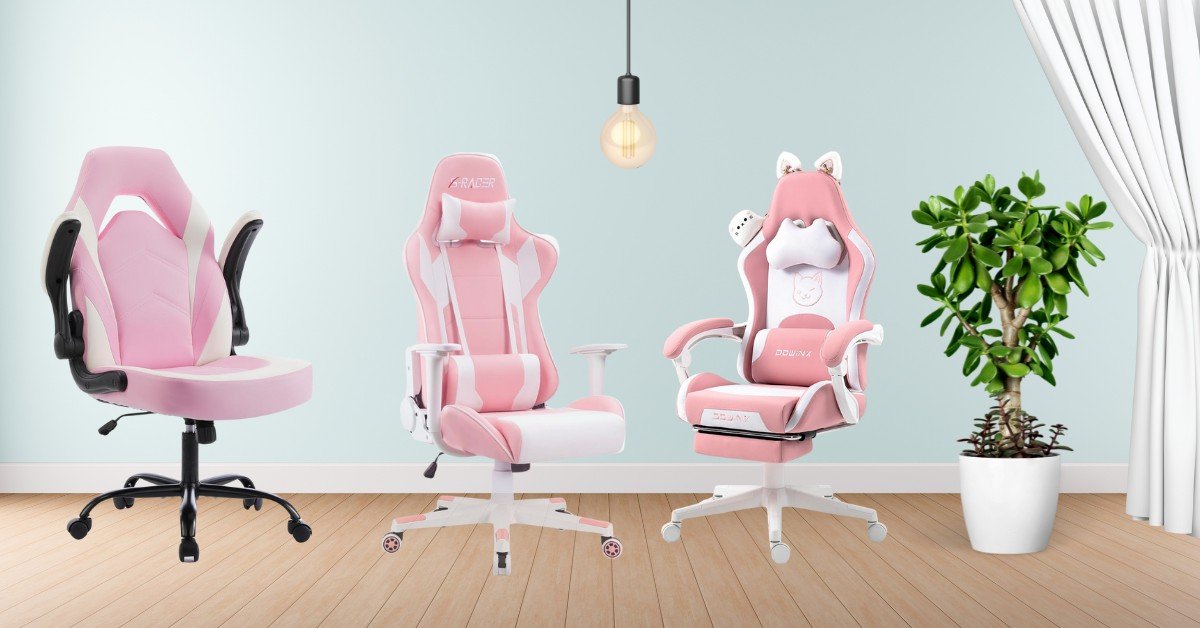 pink gaming chairs